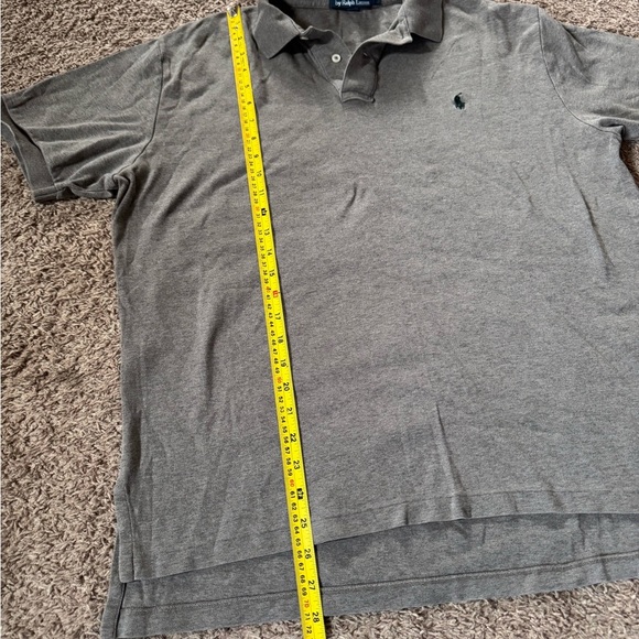 Polo Ralph Lauren Men Polo T Shirt Gray Size Large - Picture 2 of 5